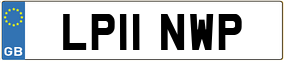 Truck License Plate